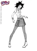 Totally Spies kleurplaat 10